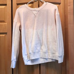 AEO Pink and White Sweater
